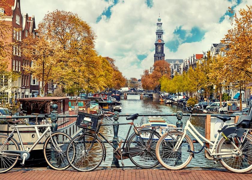 North Holland Amsterdam Bicycling