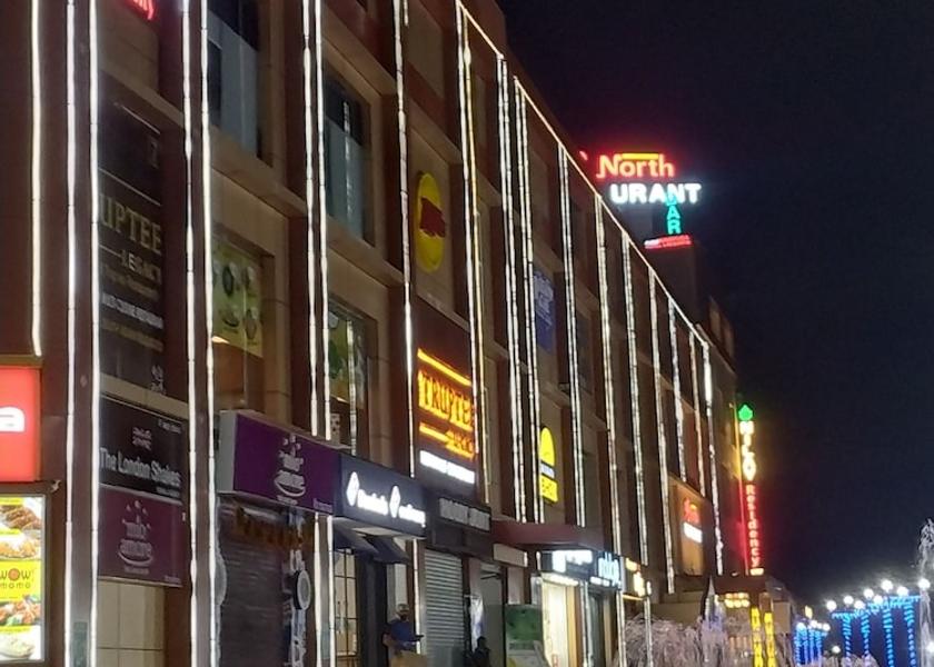 Odisha Bhubaneswar Front of property - evening/night