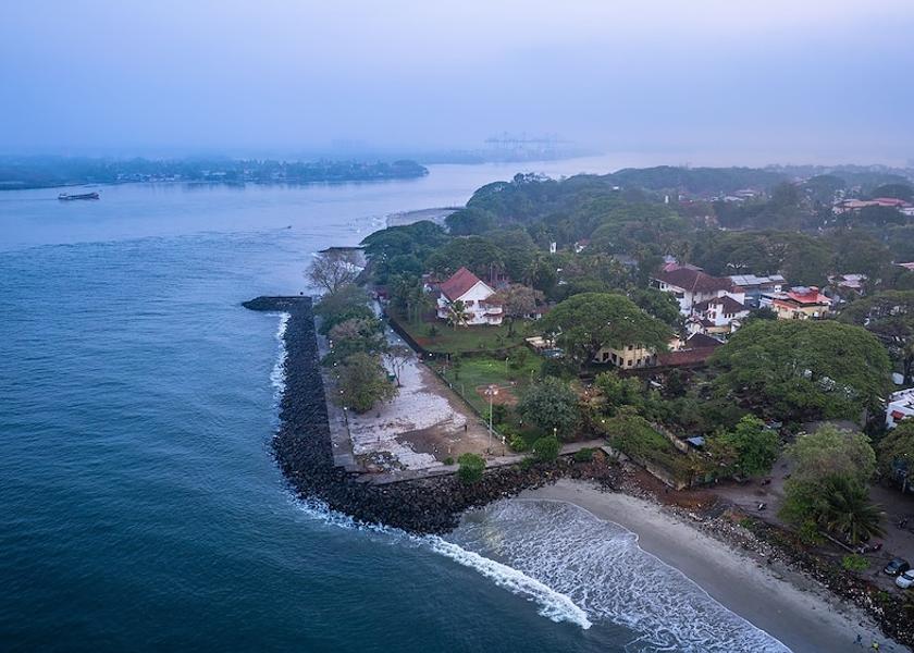 Kerala Kochi Aerial View